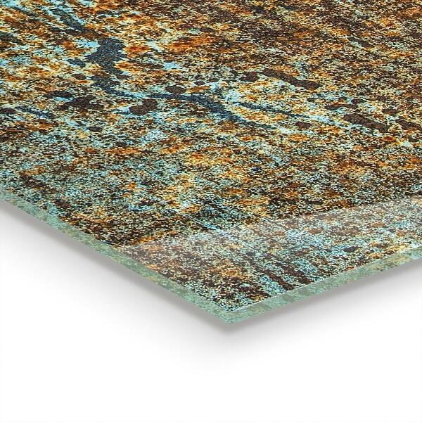 Spatplaat keuken Oude metaaltextuur