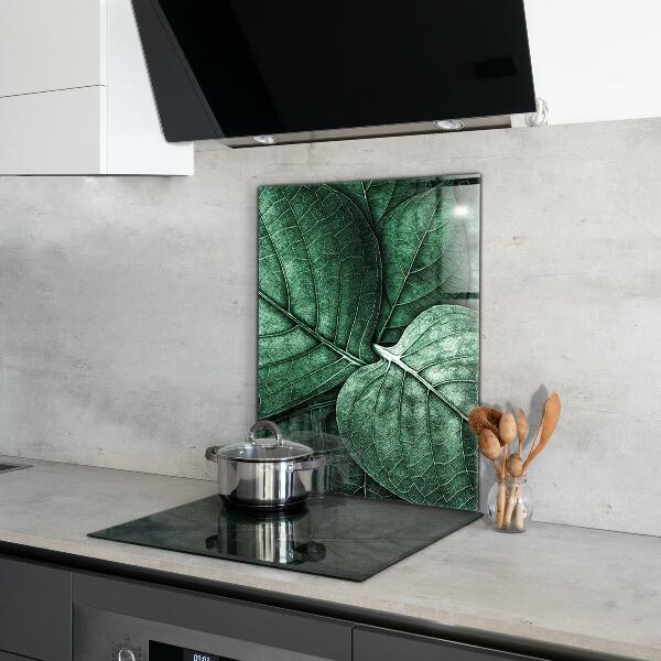 Foto achterwand keuken Details van het groene blad