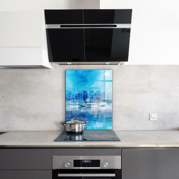 Spatscherm keuken glas Manhattan Panorama New York