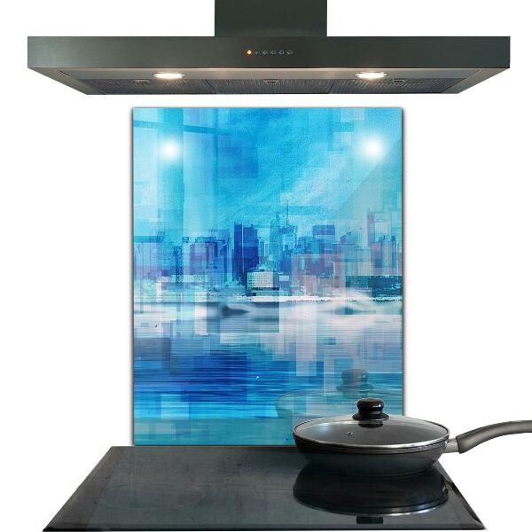 Spatscherm keuken glas Manhattan Panorama New York