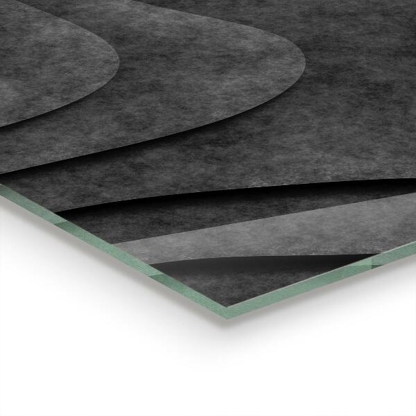 Achterwand keuken Abstracte grijze textuur