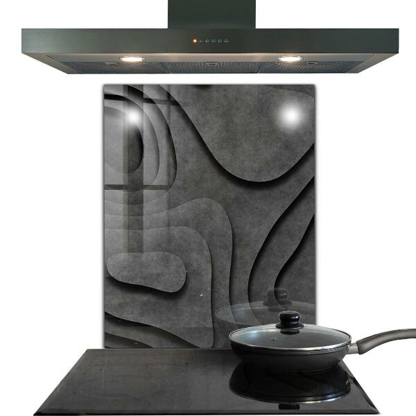 Achterwand keuken Abstracte grijze textuur