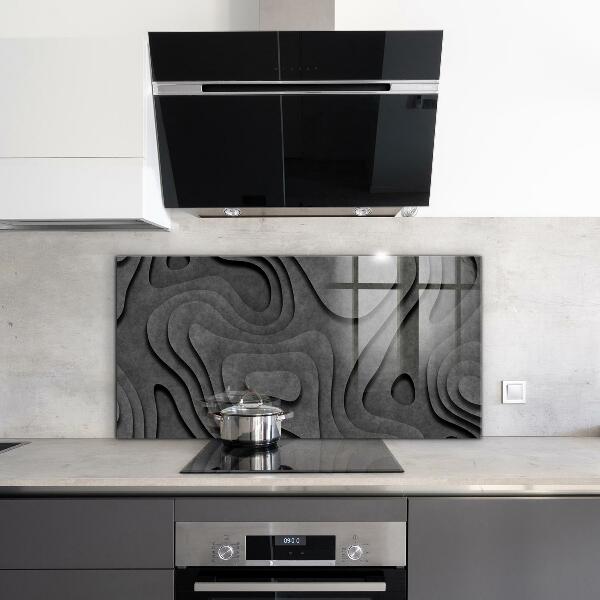 Achterwand keuken Abstracte grijze textuur