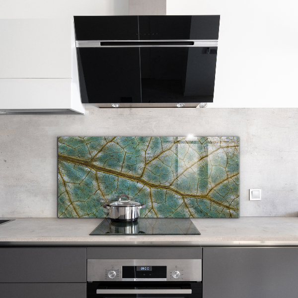 Spatplaat keuken Bladstructuur