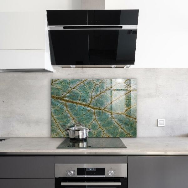 Spatplaat keuken Bladstructuur