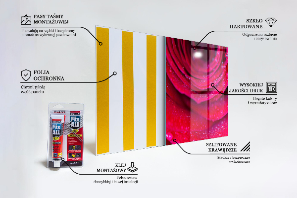 Foto achterwand keuken De roos, symbool van de liefde