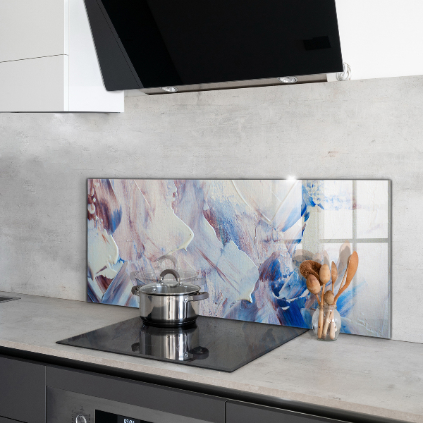 Spatplaat keuken Abstracte verftextuur