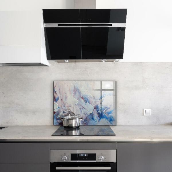 Spatplaat keuken Abstracte verftextuur