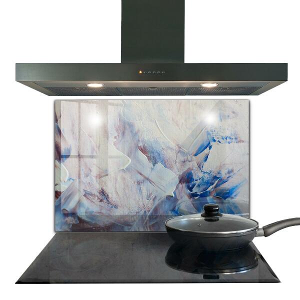 Spatplaat keuken Abstracte verftextuur