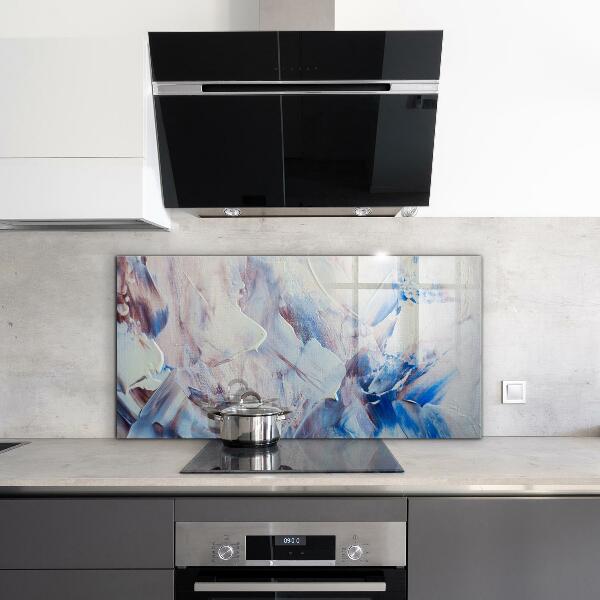 Spatplaat keuken Abstracte verftextuur