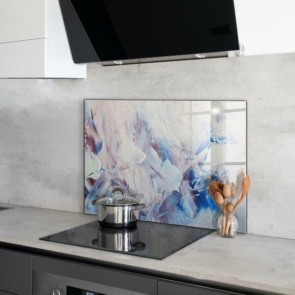 Spatplaat keuken Abstracte verftextuur