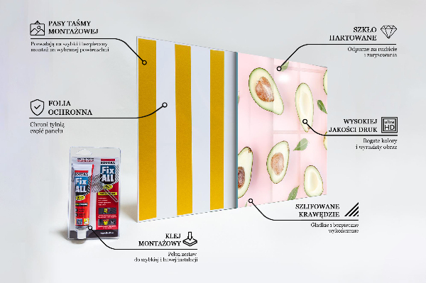 Achterwand keuken Samenstelling van avocado