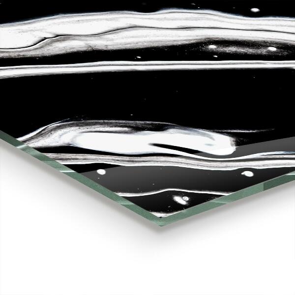 Foto achterwand keuken Monochroom Abstractie