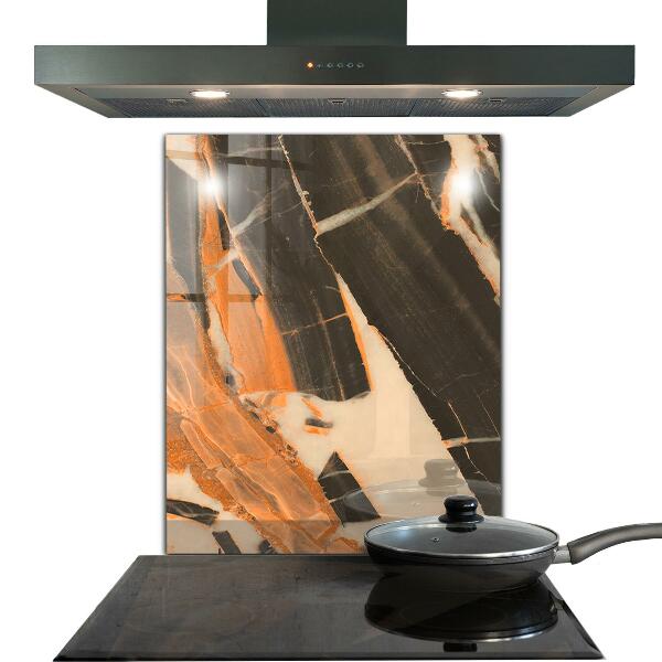 Spatscherm keuken glas Natuursteen samenstelling