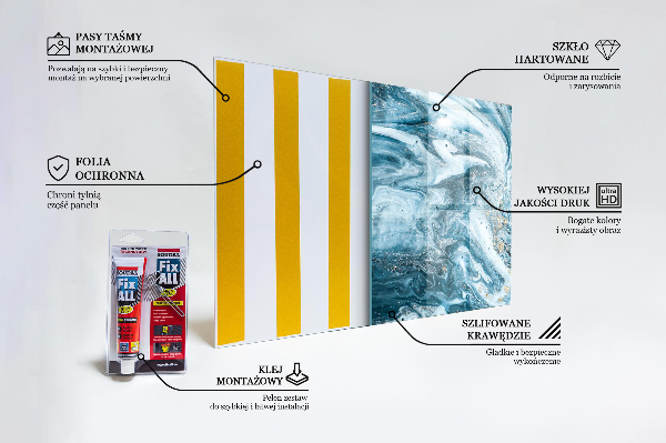 Spatscherm keuken glas Marmer Agaat Abstract