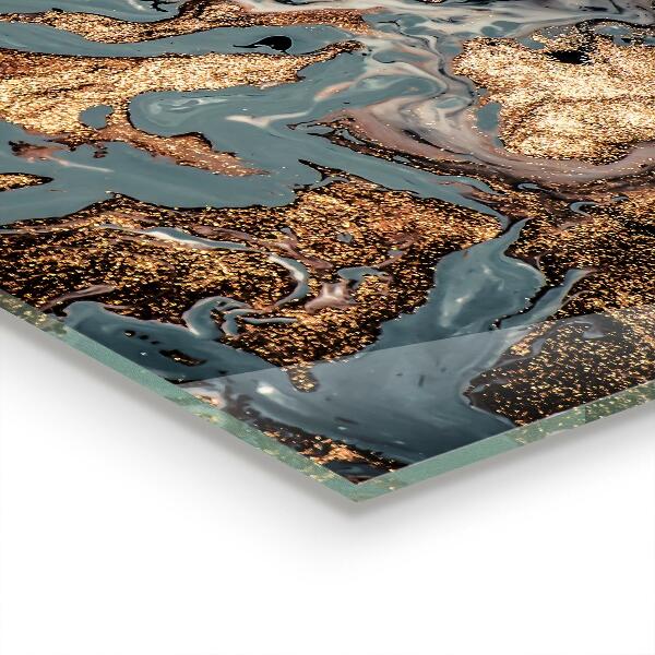 Achterwand keuken Abstracte marmerkunst