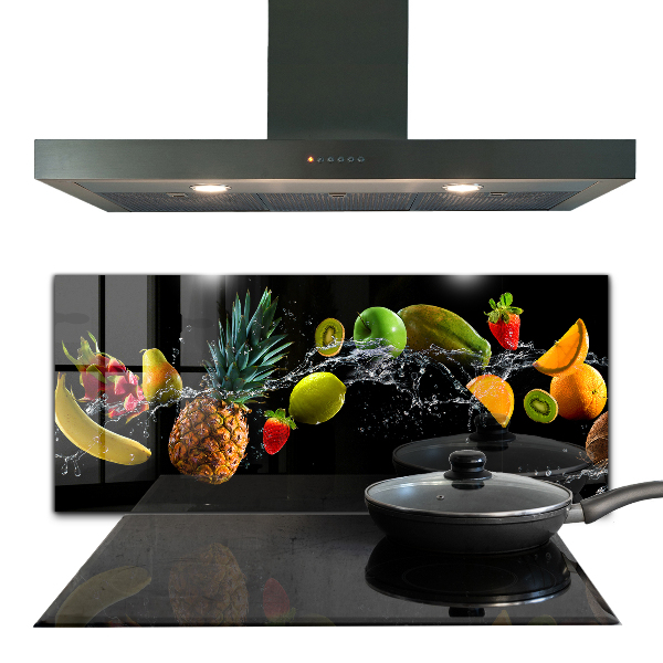 Keuken achterwand glas Sappige fruitcompositie