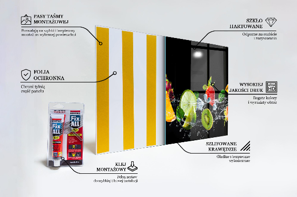 Foto achterwand keuken Sappige exotische vruchten