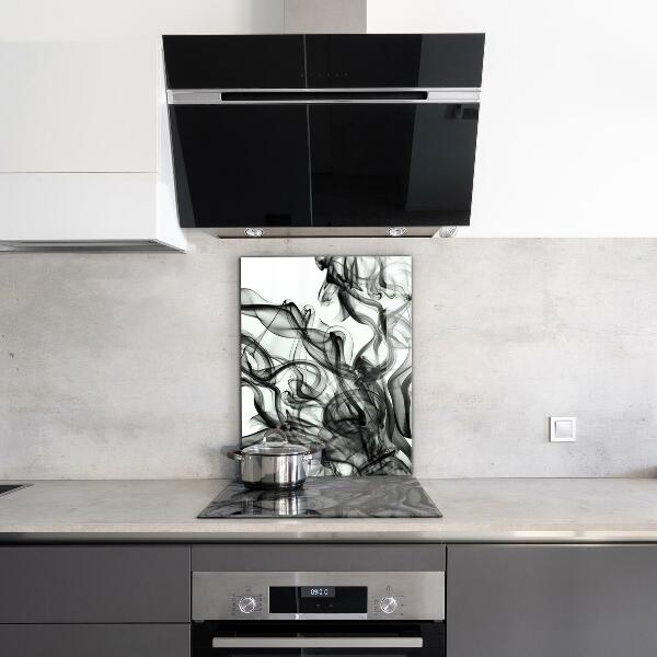 Keuken achterwand glas Abstracte rooklinten