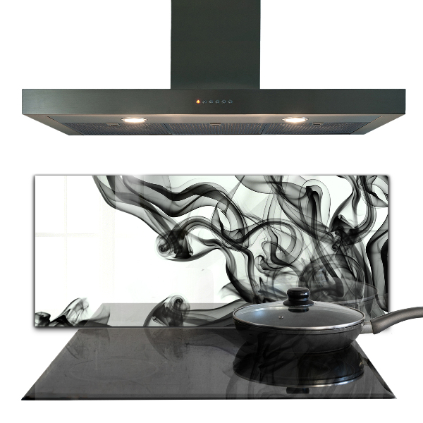 Keuken achterwand glas Abstracte rooklinten