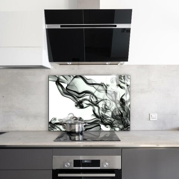 Keuken achterwand glas Abstracte rooklinten