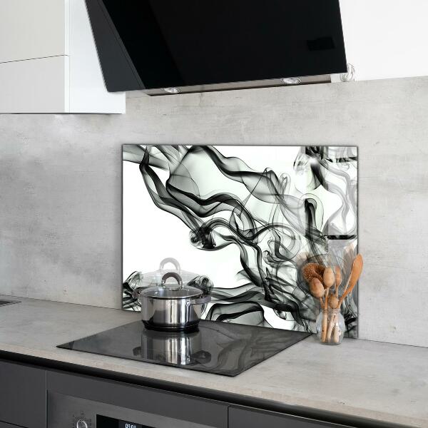 Keuken achterwand glas Abstracte rooklinten