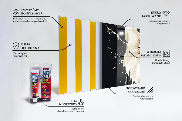 Achterwand keuken Abstracte witte bloem