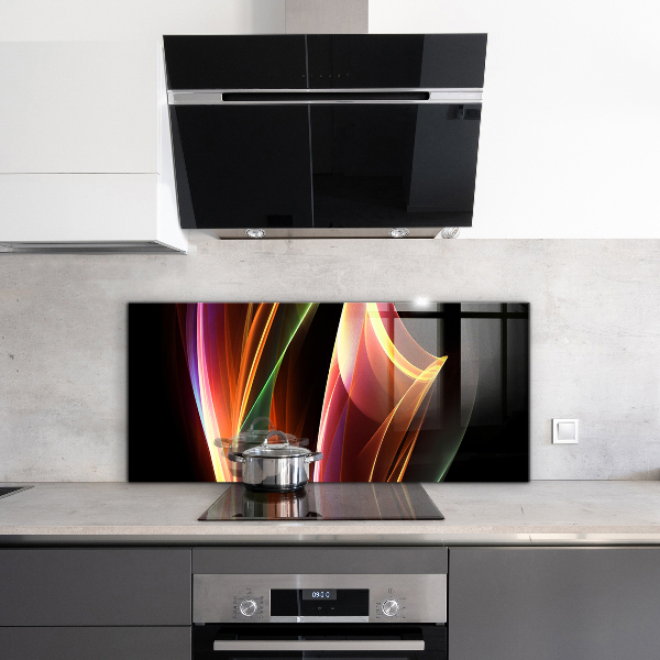 Achterwand keuken Abstractie van energiegolven