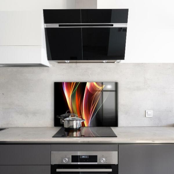 Achterwand keuken Abstractie van energiegolven