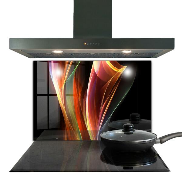 Achterwand keuken Abstractie van energiegolven