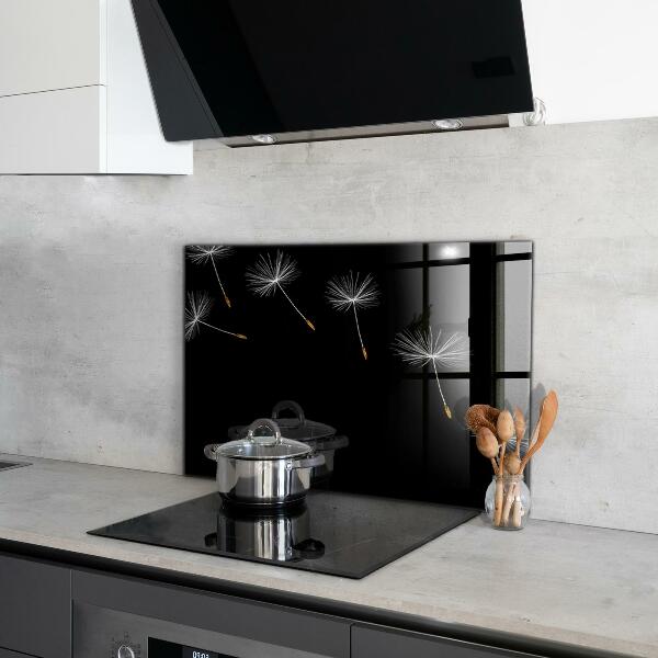 Foto achterwand keuken Paardenbloemen in de wind