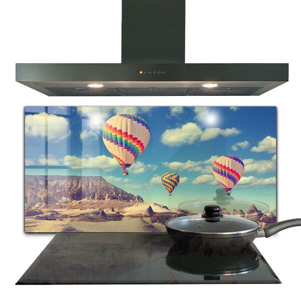 Keuken achterwand glas Cappadocië Ballonnen Turkije