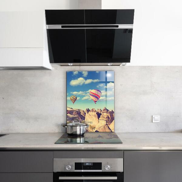 Keuken achterwand glas Cappadocië Ballonnen Turkije