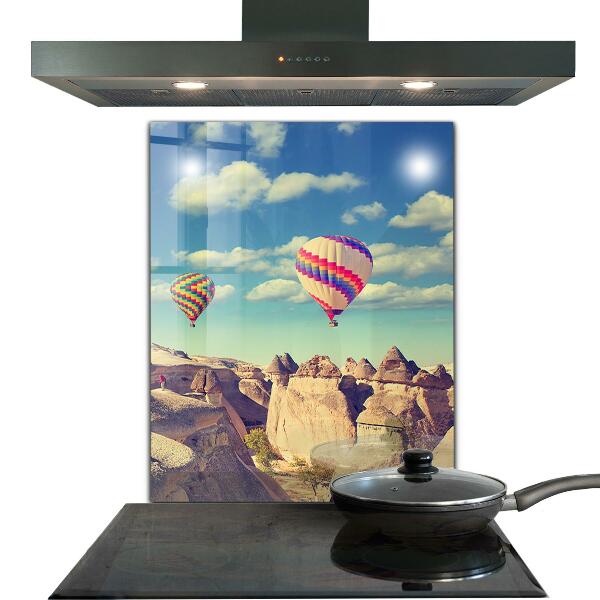 Keuken achterwand glas Cappadocië Ballonnen Turkije