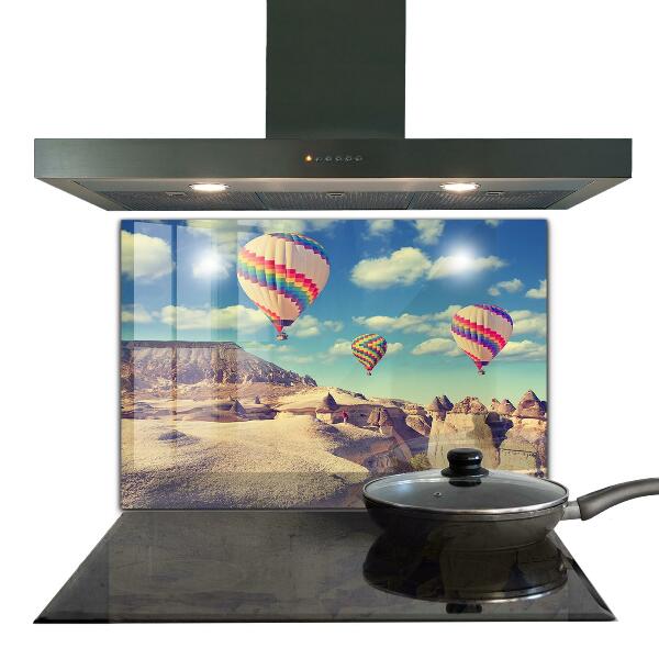 Keuken achterwand glas Cappadocië Ballonnen Turkije