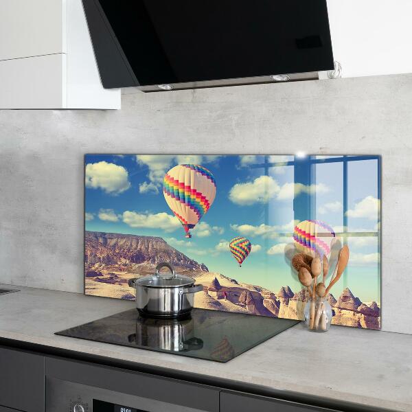 Keuken achterwand glas Cappadocië Ballonnen Turkije