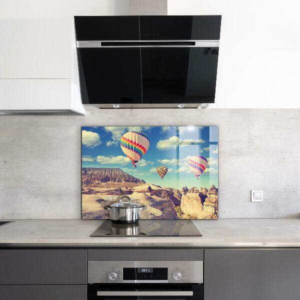 Keuken achterwand glas Cappadocië Ballonnen Turkije