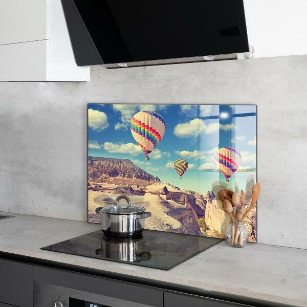 Keuken achterwand glas Cappadocië Ballonnen Turkije