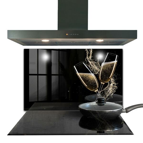 Achterwand keuken Champagneavondtoast