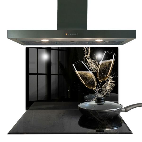 Achterwand keuken Champagneavondtoast