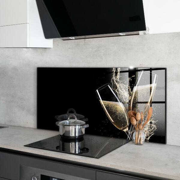 Achterwand keuken Champagneavondtoast