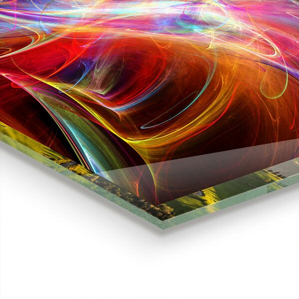 Spatplaat keuken Energieke kleurenmix