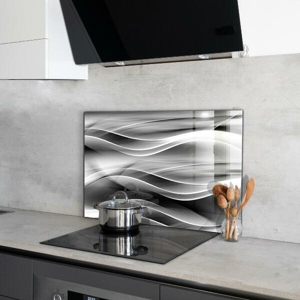 Spatscherm keuken glas Golven Abstractie