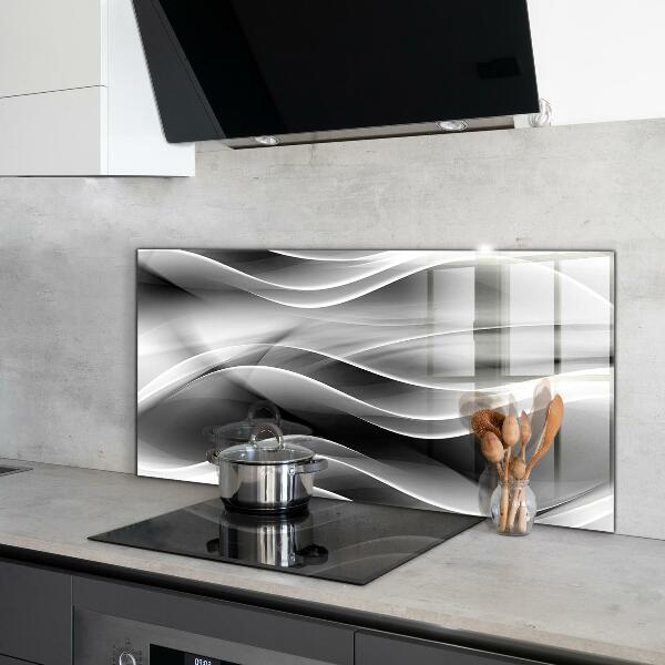 Spatscherm keuken glas Golven Abstractie