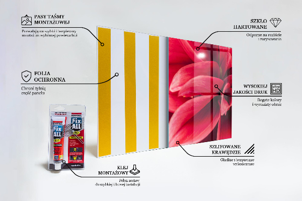 Spatplaat keuken De energetische kracht van bloemen uit de natuur