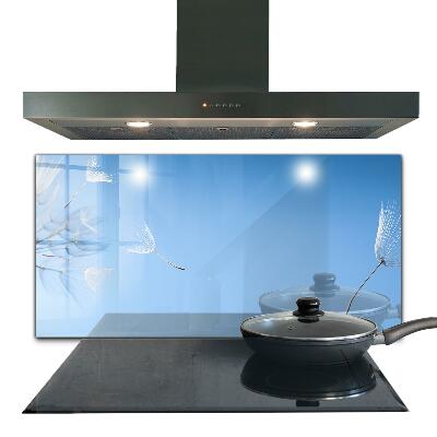 Foto achterwand keuken Tere paardenbloemen