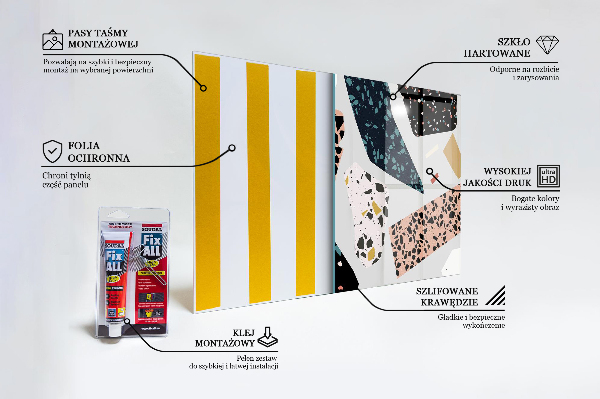 Spatplaat keuken Terrazzo Terrazzo Graniet