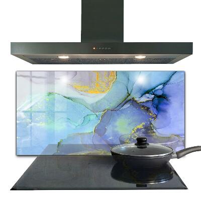 Spatplaat keuken Abstracte blauwe energie