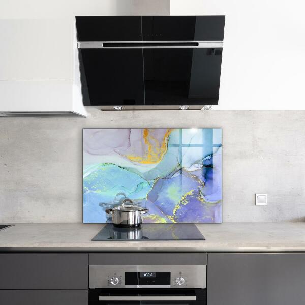 Spatplaat keuken Abstracte blauwe energie