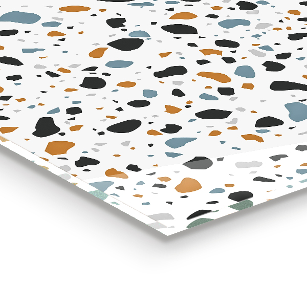 Spatplaat keuken Terrazzo Terrazzosteen